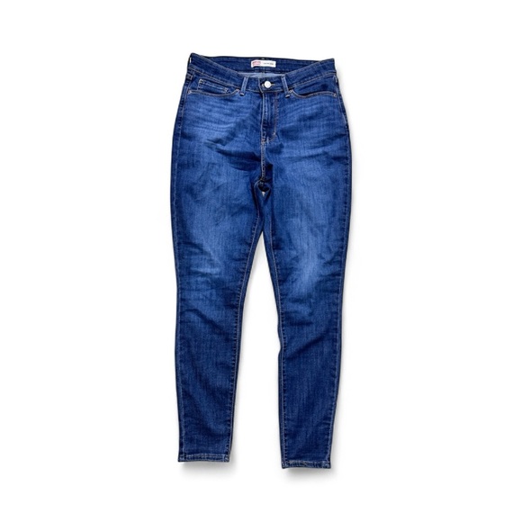 Levi's Denim - Signature Levi Strauss High-Rise Skinny Jeans Women’s W31 L30 Blue Denim 27x28